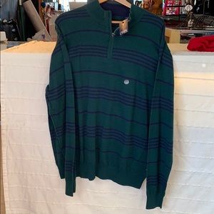 Chaps XXL sweater NWT. Green and navy